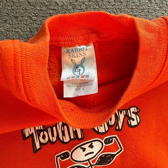 Baseball Baltimore Orioles MLB Tough Guys Wear Orange Kids Sweatshirt 2T MD - Picture 4 of 4